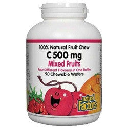 Natural Factors Mixd Fruit Chew C (1x90TAB )