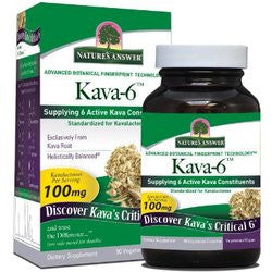 Nature's Answer Kava-6 Capsules (1x90 VCAP)