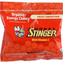 Honey Stinger Energy Chew  Organic  Fruit Smoothie  1.8 oz  case of 12