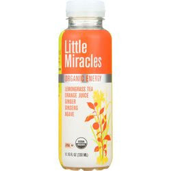 Little Miracles Drink  Organic  Ready to Drink  Lemongrass Tea Orange and Ginger  11.16 oz  case of 12