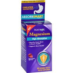 Natrol Magnesium  High Absorption  60 Tablets