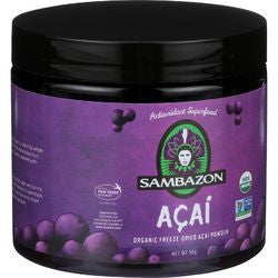 Sambazon Pure Acai Powder  Power Scoop  Anti Oxidant Superfood  90 g