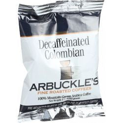 Arbuckles' Coffee  Decaffeinated Colombian  1.3 oz  Case of 10