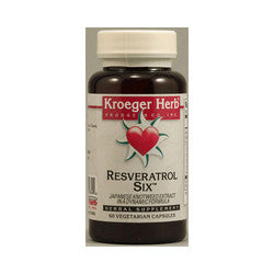 Kroeger Herb Resveratrol Six (60 Capsules)