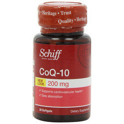 Schiff Vitamins CoQ 10 Enzyme 200 mg (30 Softgels)