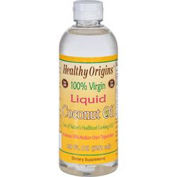 Healthy Origins Coconut Oil  Liquid  100 Percent Virgin  20 oz