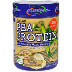 Fusion Diet Systems Pea Protein  Natural  Vanilla Cinnamon Swirl  16 oz