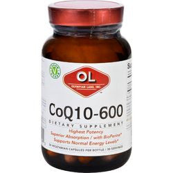 Olympian Labs COQ10  600 mg  30 Vegetarian Capsules