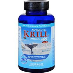 Dr. Venessas Formulas Antarctic Krill Omerga 369 Plus 7  30 Capsules