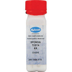 Hylands Homeopathic Spongia Tosta 6x (1x250 Tablets)