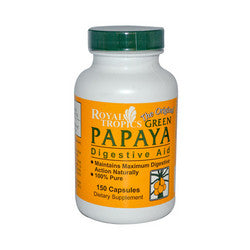 Royal Tropics The Original Green Papaya Digestive Aid (1x150 Capsules)