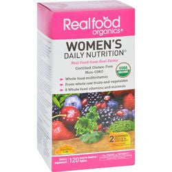 Realfood Organics Daily Nutrition  Organic  Womens  120 Tablets