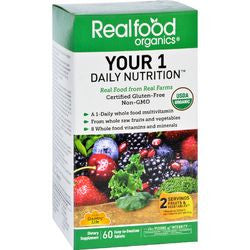 Realfood Organics Daily Nutrition  Organic  Your 1  60 Tablets