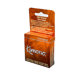 Mayer Laboratories Kimono Textured Condom 3 Condoms